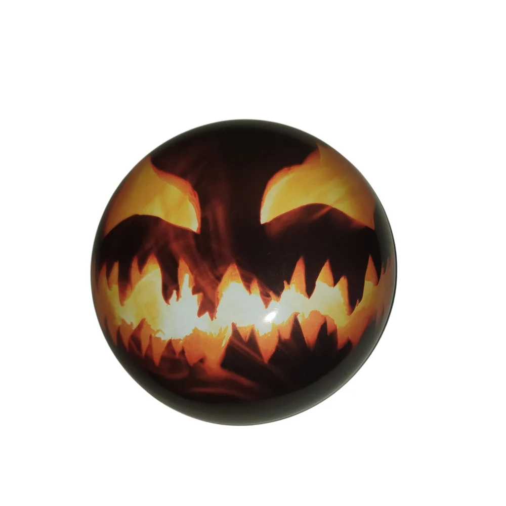 DW Home Jack O Latern Candle with Decorative Scary Flaming Pumpkin Lid Topper